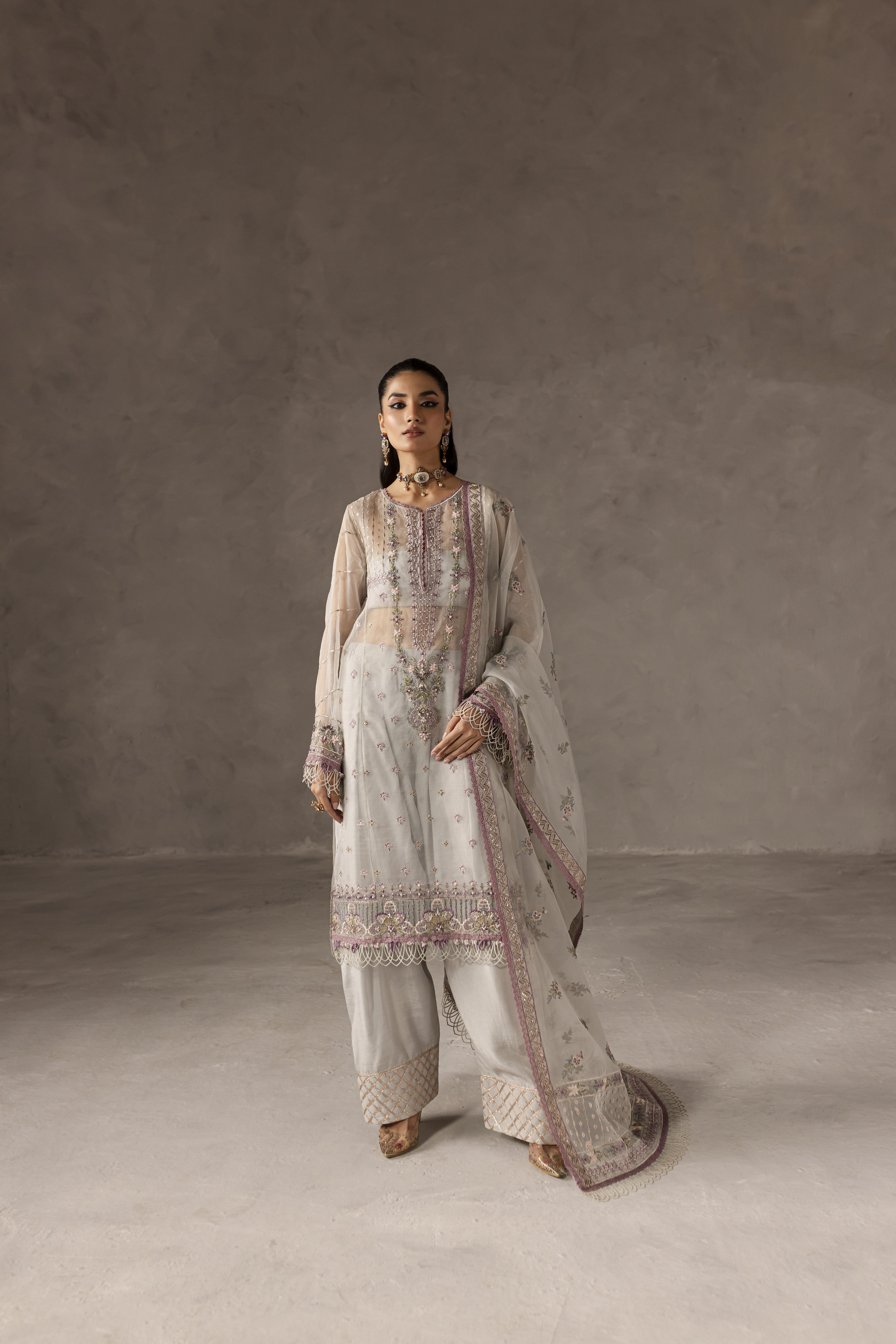 Eblouir By Imran Ramzan Unstitched 3 Piece Luxury Formals Collection'2025-Voile de Jasmin