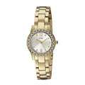 Guess Dixie Gold Stainless Steel Silver Dial Quartz Watch for Ladies - W0889L2