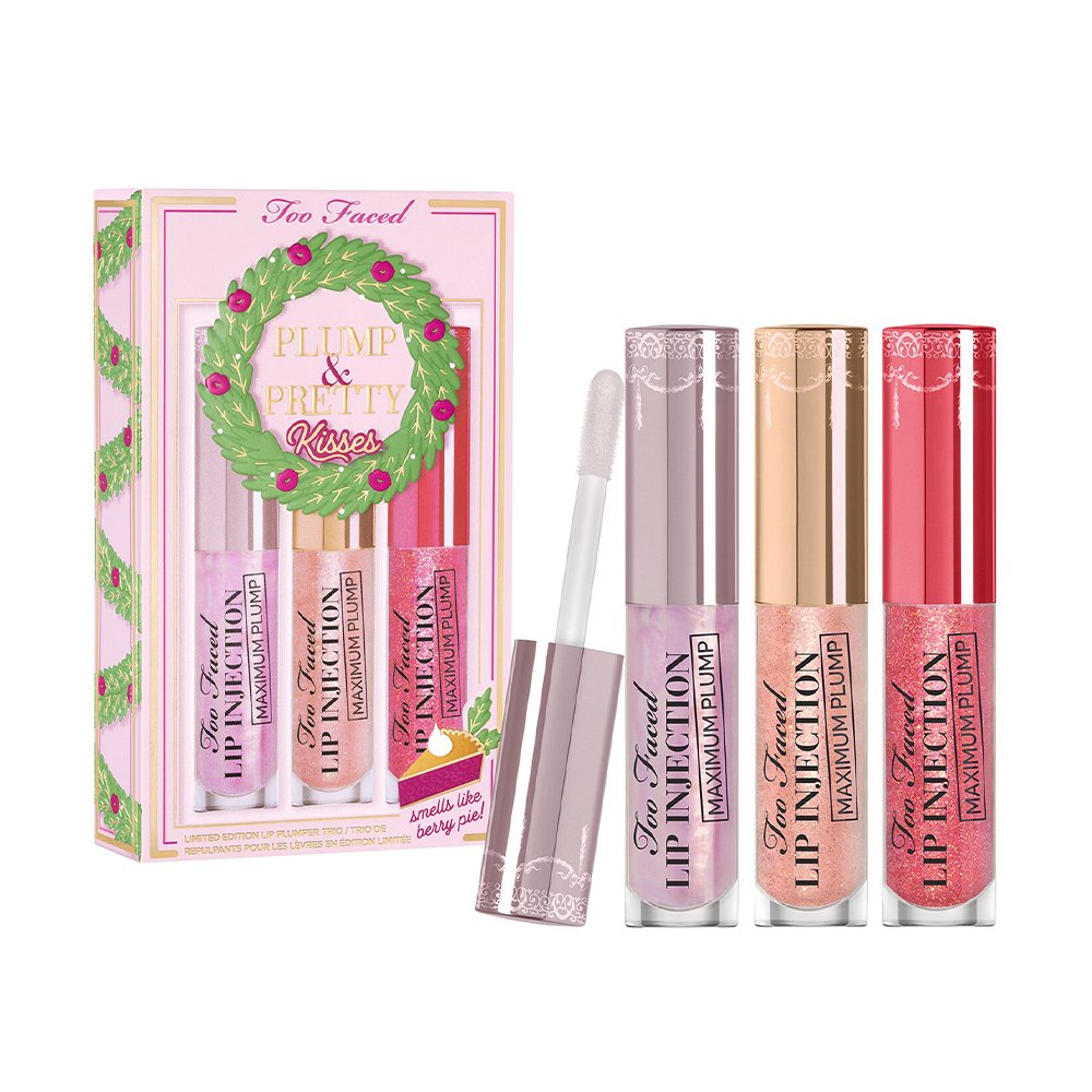 Too Faced Plump & Pretty Kisses Trio Set