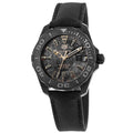 Tag Heuer Aquaracer Calibre 5 Black NATO Strap Carbon Dial Automatic Watch for Gents- WBD218A.FC6445