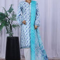 Bin Saeed Stitched 3 Piece Printed Cotton Vol-05 Collection'2025-WC-2512-Ferozi
