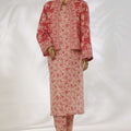 Bin Saeed Stitched 3 Piece Printed Khaddar Vol-01 Jacket Collection'2024-WK-1293-Peach