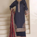 Regal By Sada Bahar Stitched 3 Piece Emb Lawn Vol-01 Suit-EMB-4255-BLUE