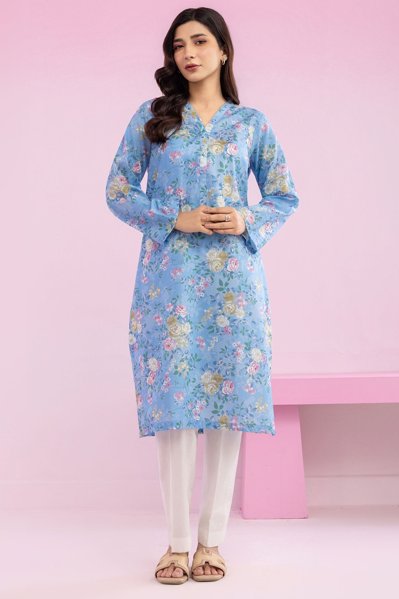 Zellbury Stitched Shirts Summer Lawn Suit-WPS2611905