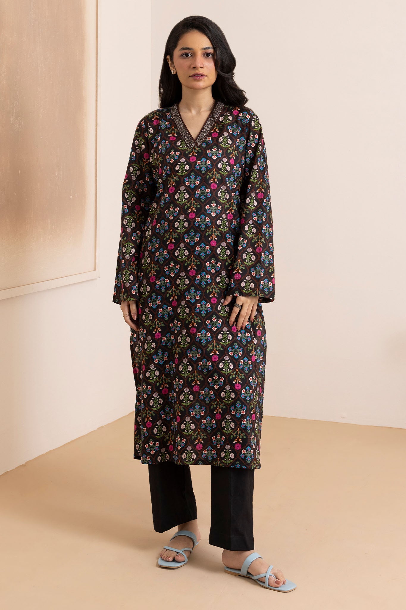 Zellbury Stitched Shirts Summer Lawn Suit-WPS2611967