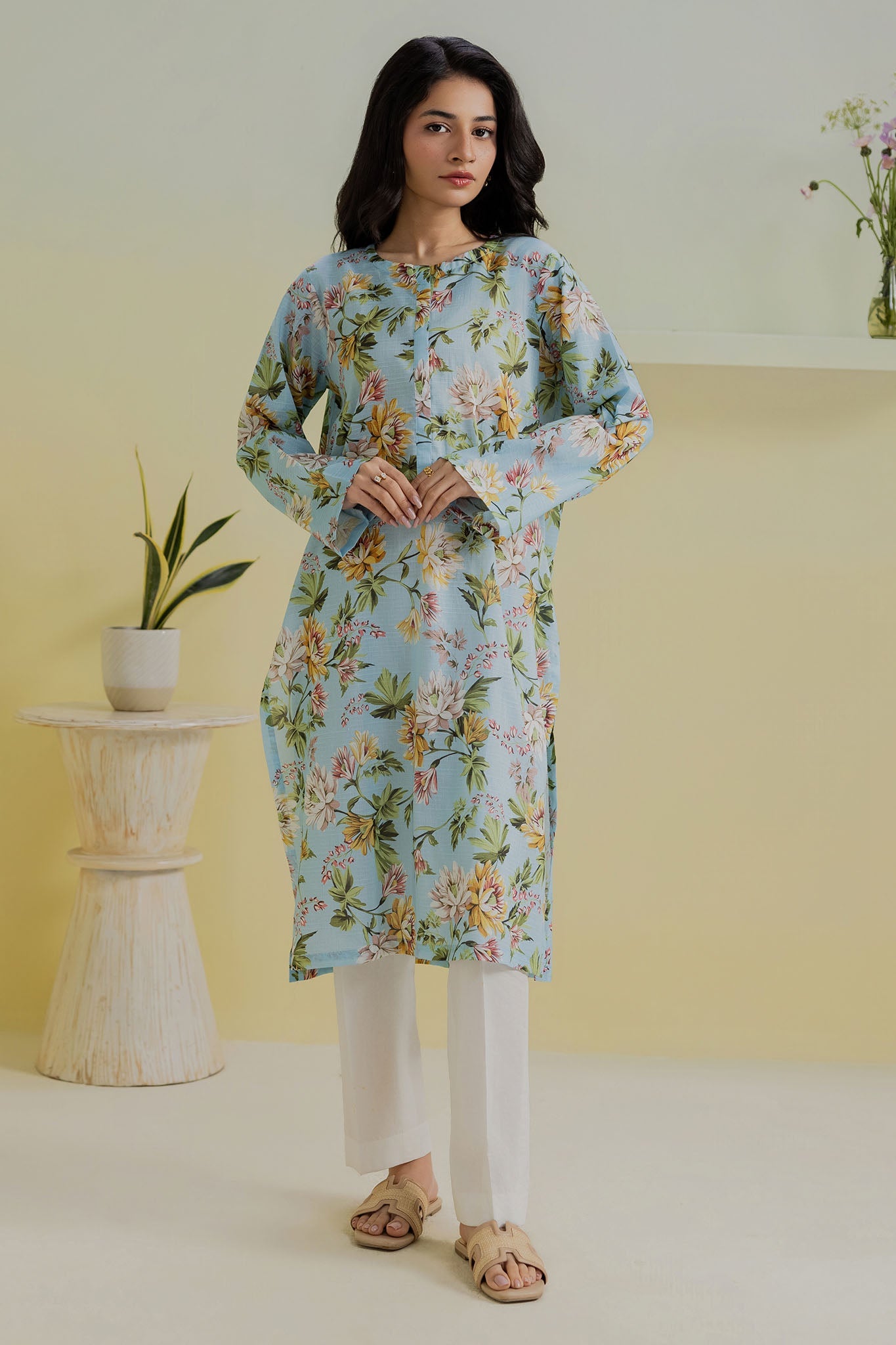 Zellbury Stitched Shirts Summer Lawn Suit-WPS2611985