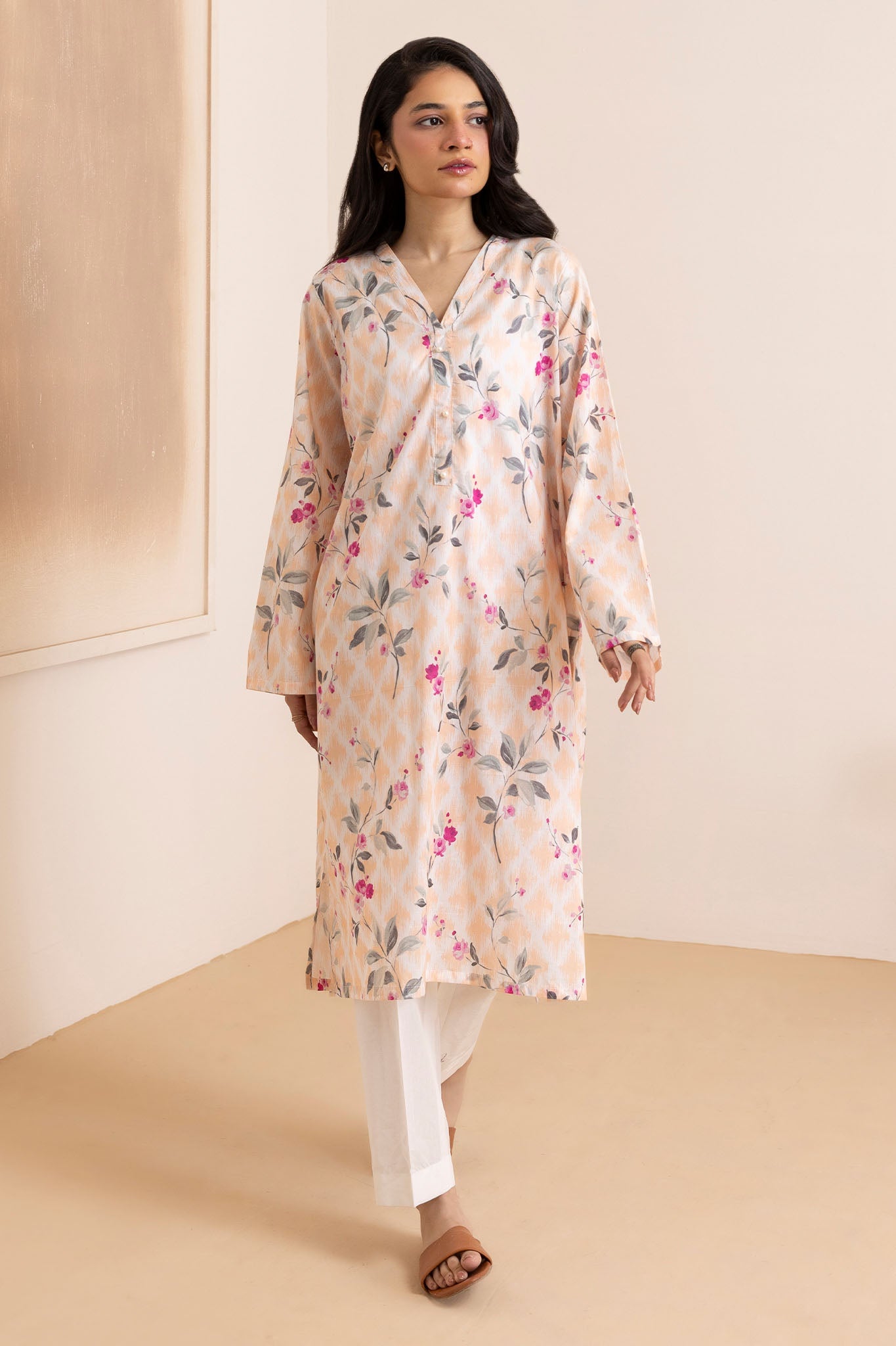 Zellbury Stitched Shirts Summer Lawn Suit-WPS2611988