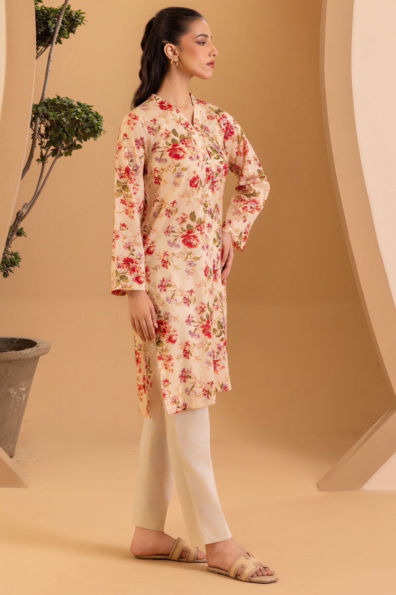 Zellbury Stitched Shirts Summer Lawn Suit-WPS2612215