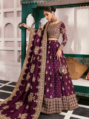 Aarzoo By Gulaal Bridal Shawl-Shazminah GL-WS-22V1-31 (Shawl)