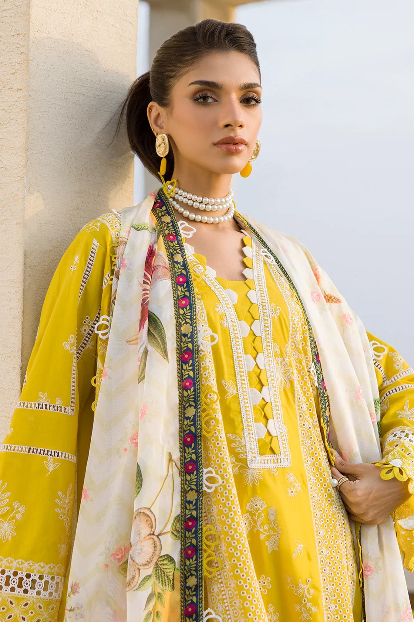 Zellbury Unstitched 3 Piece Chikankari Cotton Vol-04 Collection'2025-WUC-0073