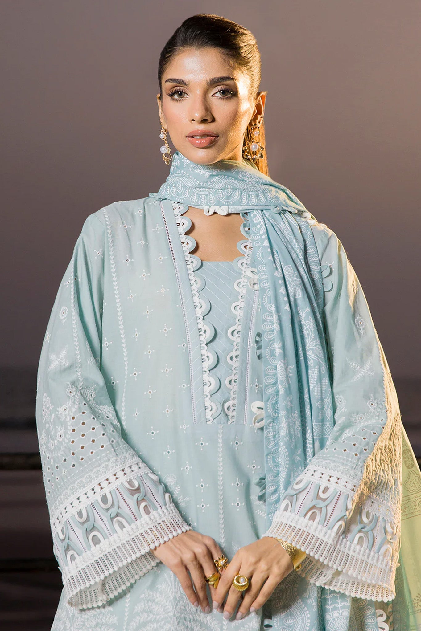 Zellbury Unstitched 3 Piece Chikankari Cotton Vol-04 Collection'2025-WUC-0079