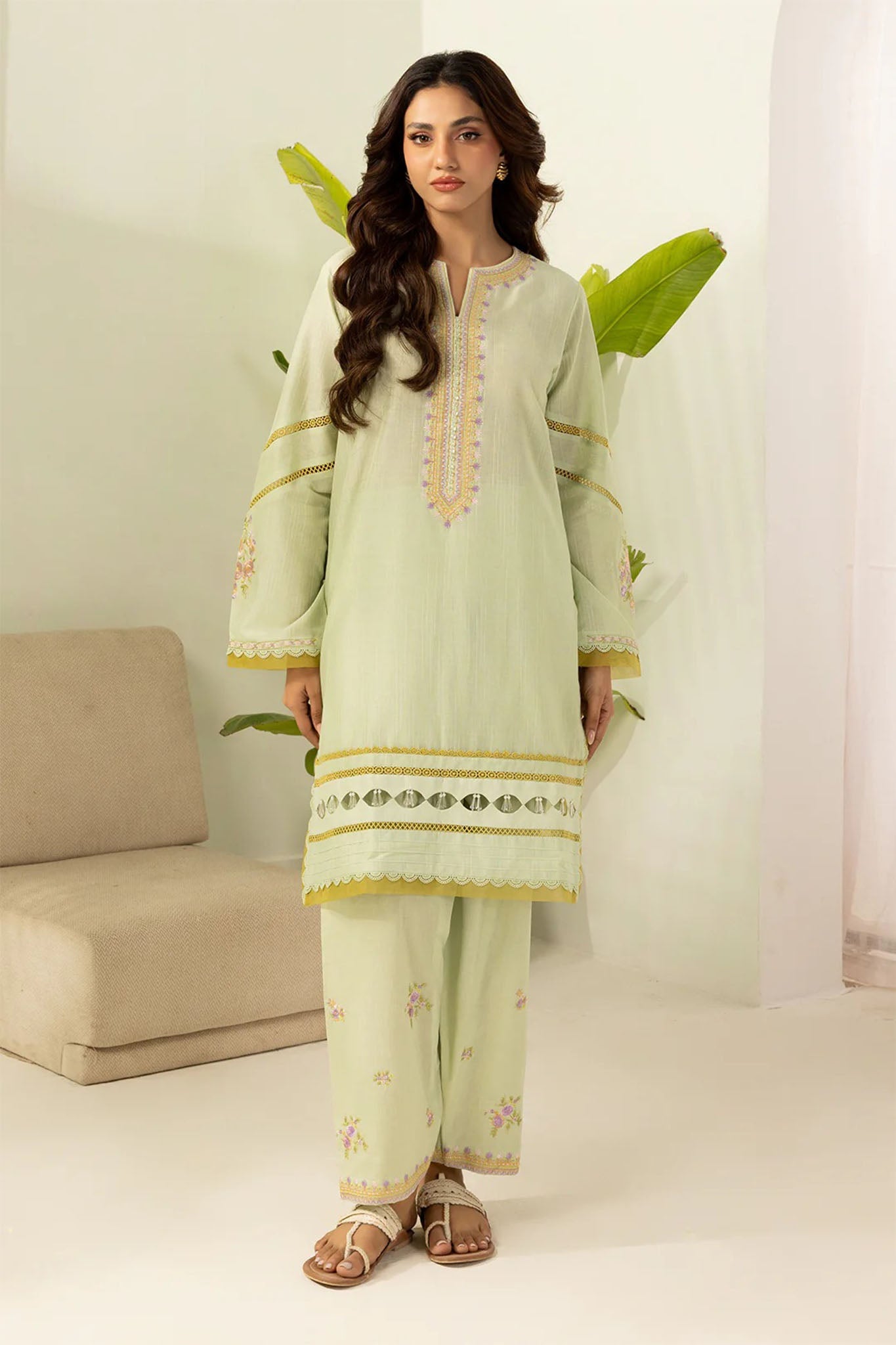 Zellbury Unstitched 2 Piece Lawn Vol-03 Suit-WUS26E21208
