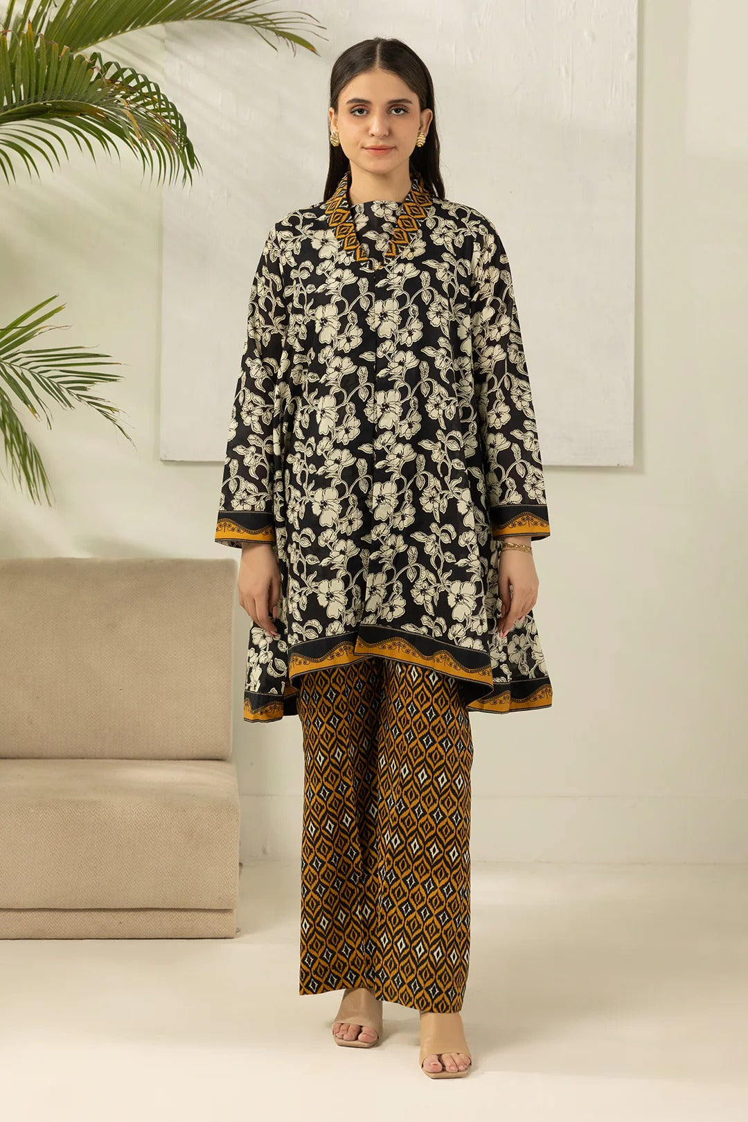 Zellbury Unstitched 2 Piece Lawn Vol-03 Suit-WUS26X20463