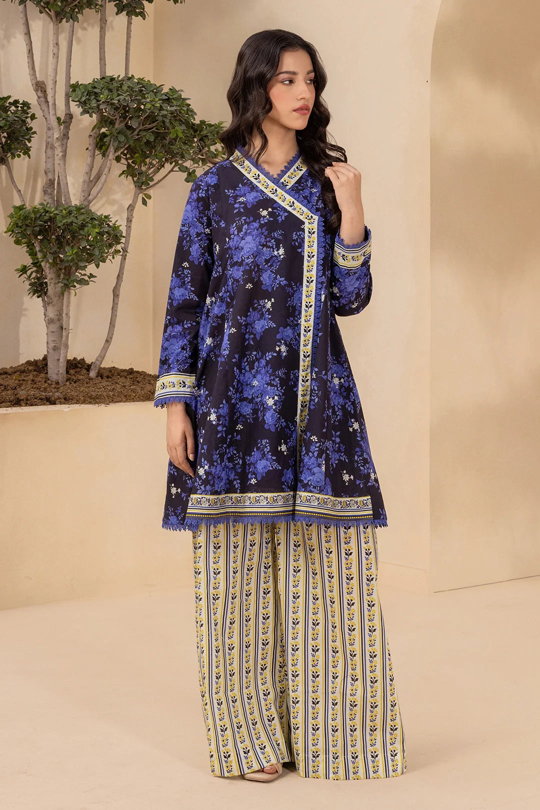 Zellbury Unstitched 2 Piece Lawn Vol-03 Suit-WUS26X20596