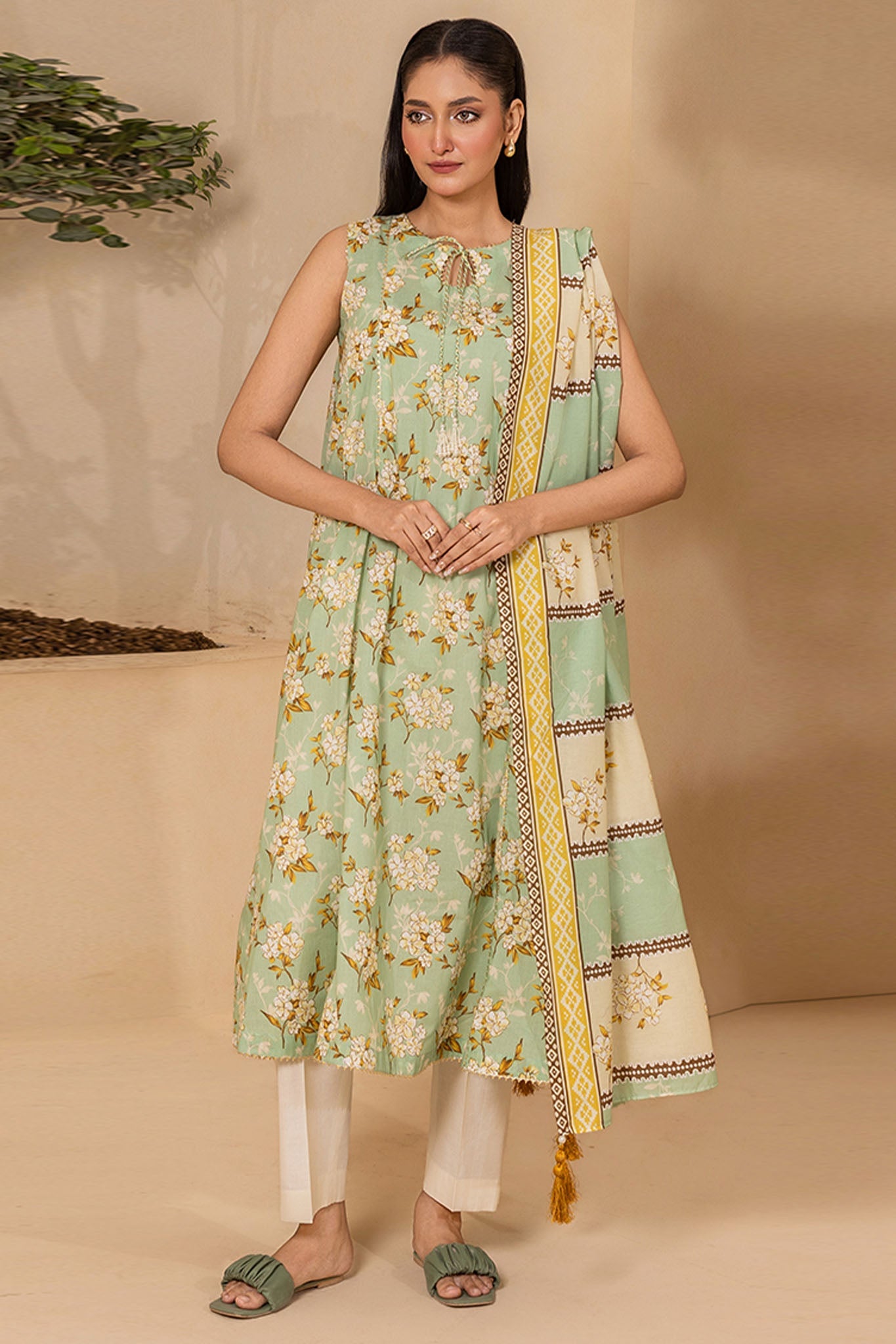 Zellbury Unstitched 2 Piece Lawn Suit-WUS-20662