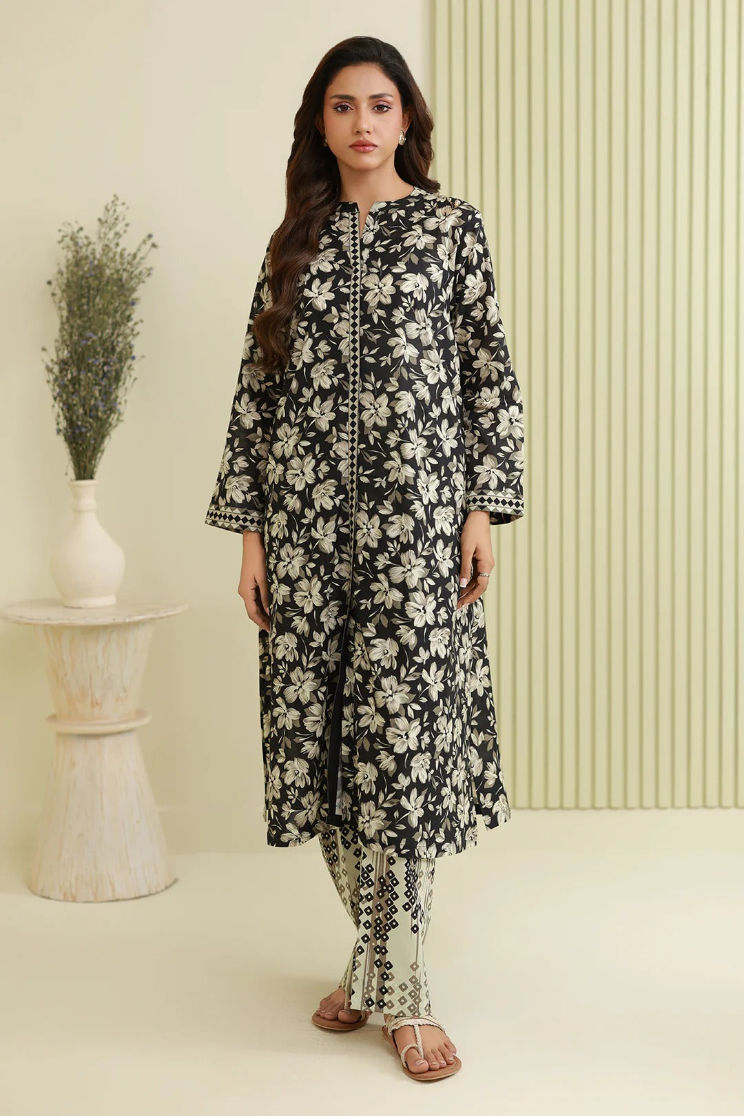 Zellbury Unstitched 2 Piece Lawn Vol-03 Suit-WUS26X20863
