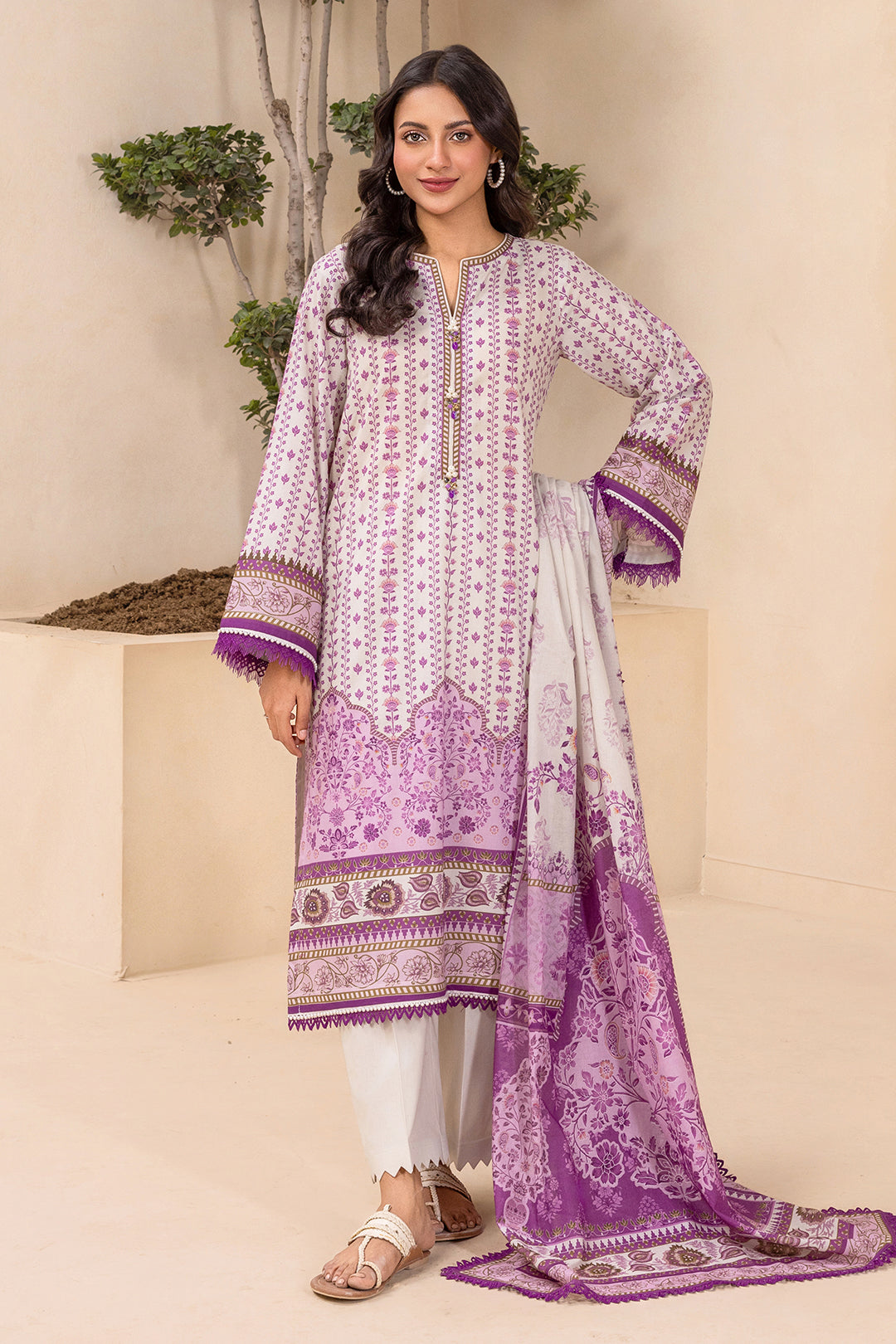 Zellbury Unstitched 3 Piece Lawn Edit 4 Suit-WUS26X30423