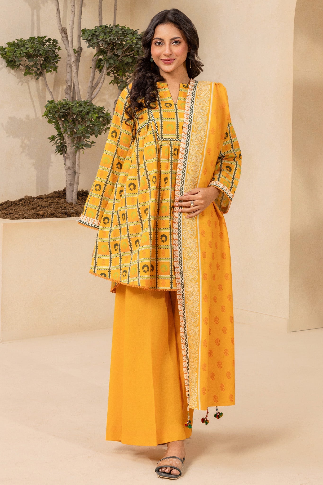 Zellbury Unstitched 3 Piece Lawn Edit 3 Suit-WUS26X30540