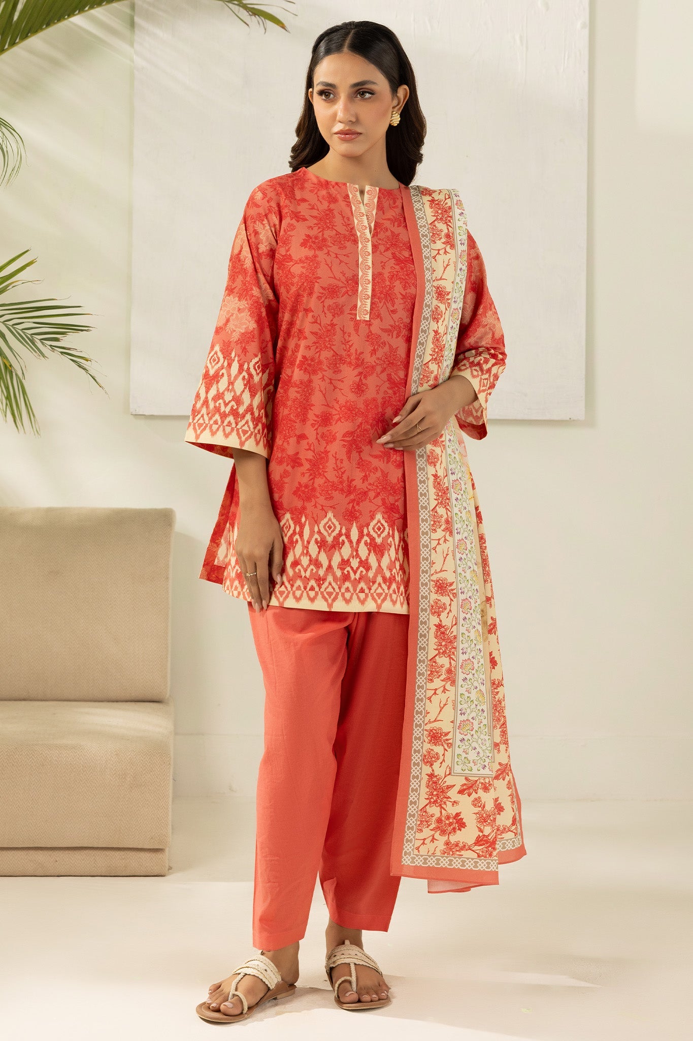Zellbury Unstitched 3 Piece Lawn Edit 3 Suit-WUS26X30762