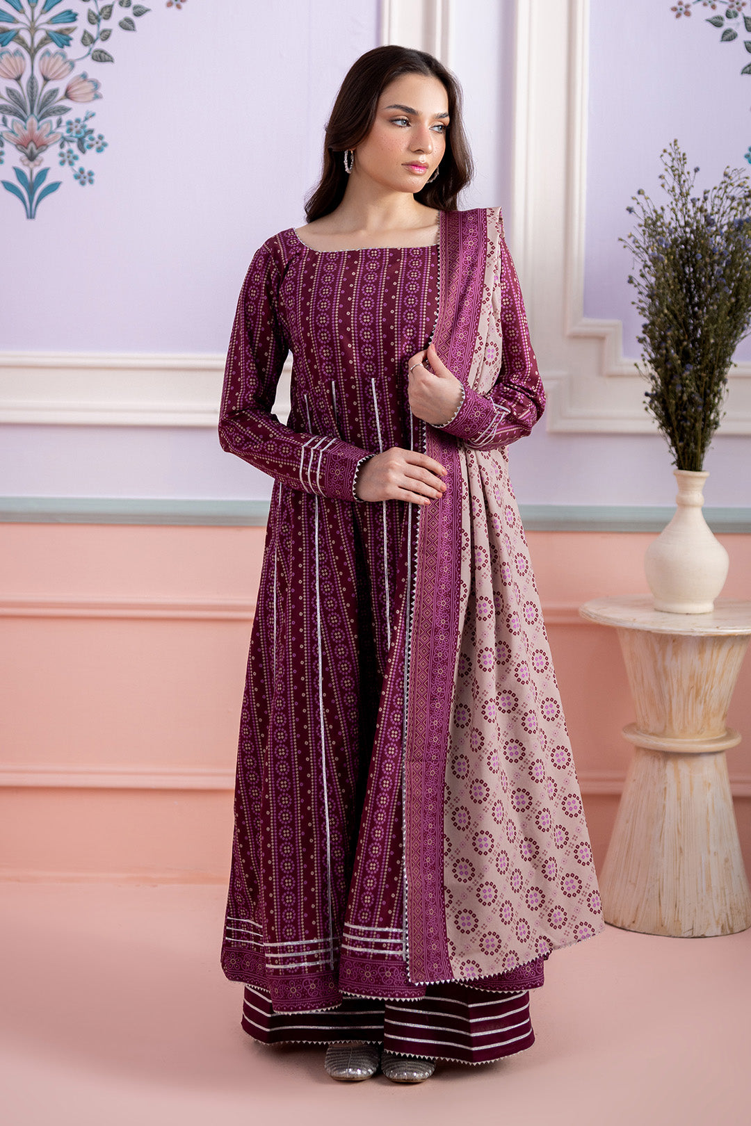 Zellbury Unstitched 3 Piece Lawn Edit 4 Suit-WUS26X30818