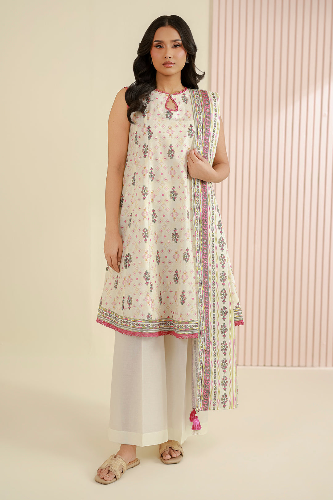 Zellbury Unstitched 3 Piece Lawn Edit 4 Suit-WUS26X30945