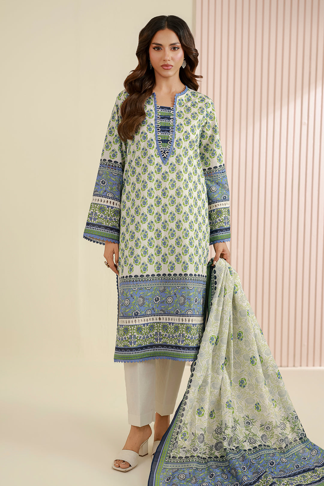Zellbury Unstitched 3 Piece Lawn Edit 4 Suit-WUS26X30949
