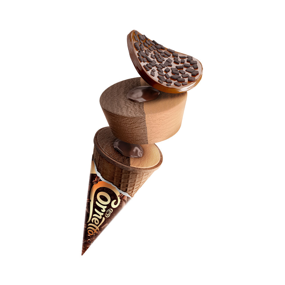 Walls Cornetto Choco Coffee Disc Cone 105ml - Snapcart.pk