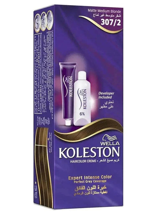 Wella Koleston -  Semi Kits 307 2 Matte Mdm Blnd Apdem - My Store