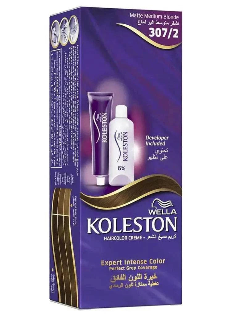 Wella Koleston -  Semi Kits 307 2 Matte Mdm Blnd Apdem - My Store