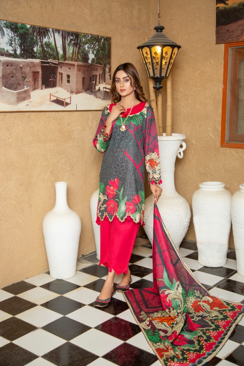 Shab-E-Afroz By Sub Rang Unstitched Digital Premium Printed 3-Pc Lawn Collection'22 Vol-02 (Article # 10)