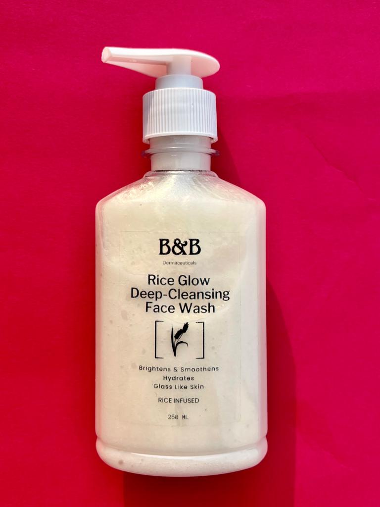 B&B Derma - Rice Glow Deep-Cleansing  Face Wash