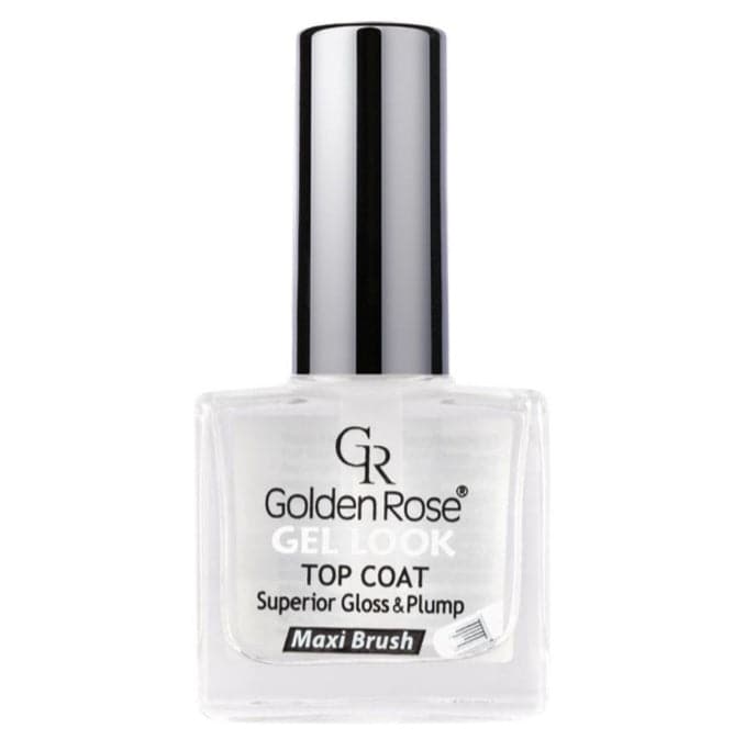 Golden Rose Gel Look Top Coat Nail Polish