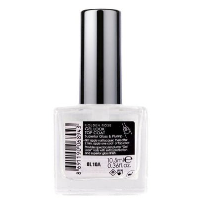 Golden Rose Gel Look Top Coat Nail Polish