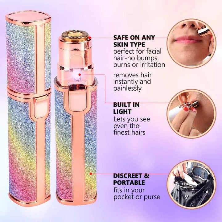 Facial Beauty -  2 In 1 Rechargeable Electric Eyebrow Trimmer +Body Facial Hair Removal - My Store