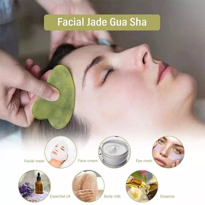 Facial Beauty - Jade Gua Sha Stone - My Store