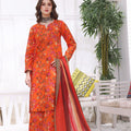 Feathers Unstitched 3 Piece Summer Collection-CEMRE-FT199
