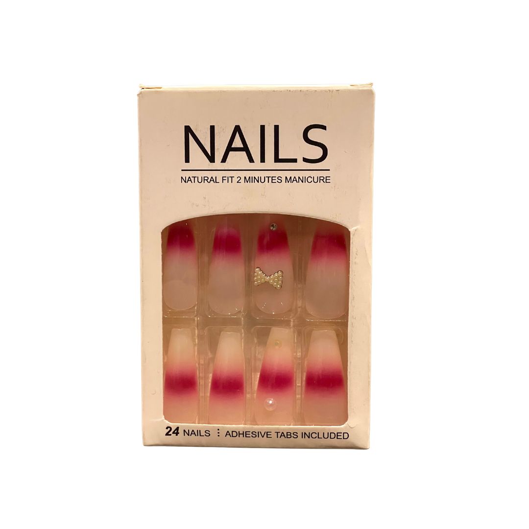 Facial Beauty - Light Up Your Fingers 24PCS Nails Set