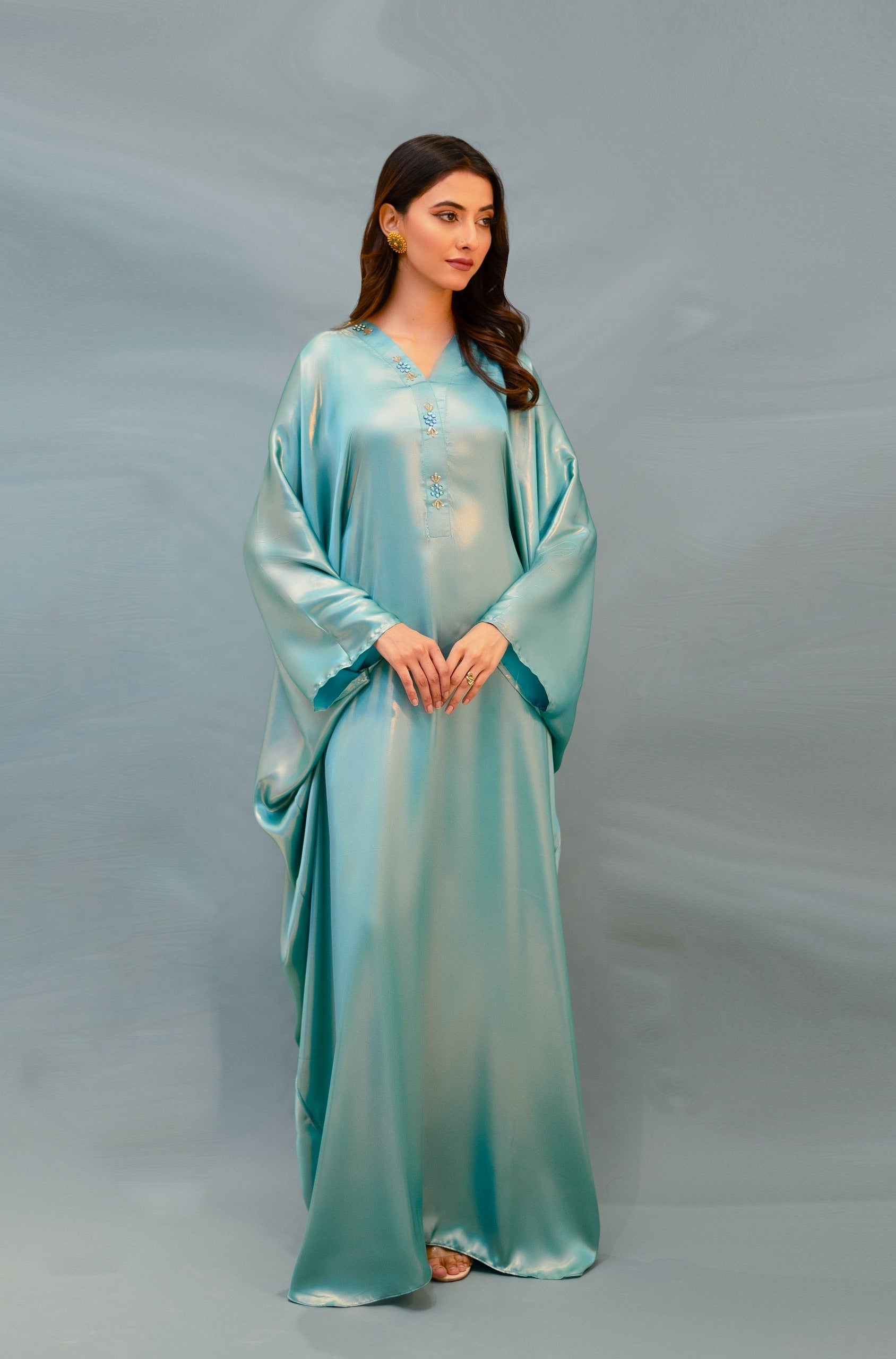 Sonrisa Elmar Turquoise Kaftan