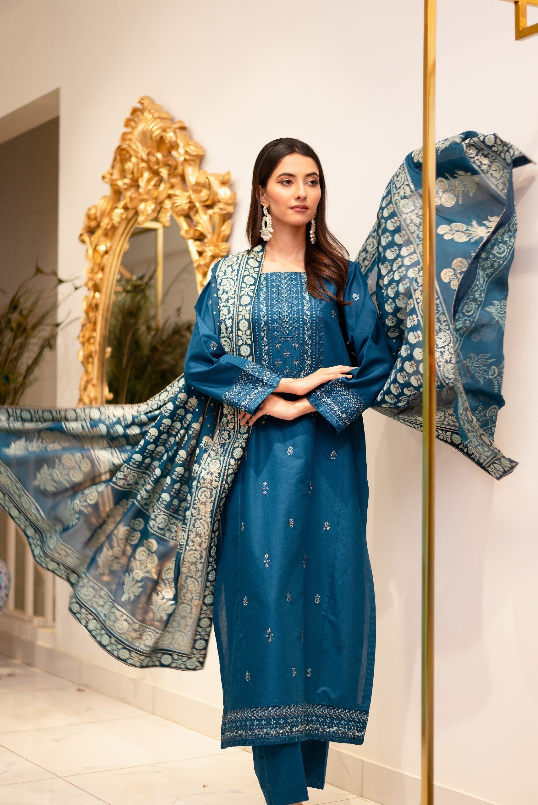 Sonrisa Daneen Teal 3pc