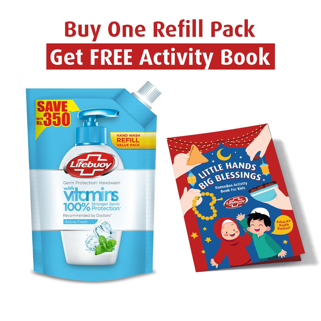 Lifebuoy - Hand Wash Pouch  Active Fresh - 900ml