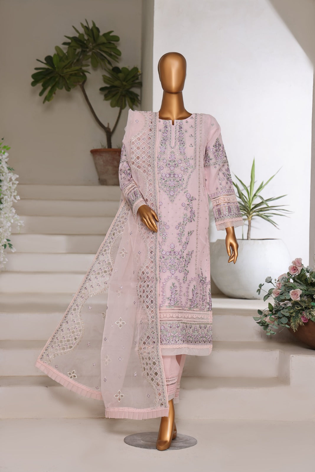 Shehnai By Dr Haris Stitched 3 Piece Formals Collection-Rtw-001