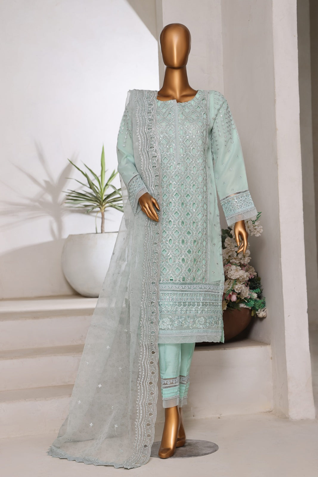 Shehnai By Dr Haris Stitched 3 Piece Formals Collection-Rtw-003