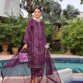 Hermosa By Dr Haris Semi Stitched Formals Collection-(Complimentary Clutch & Jewellery)-Her-001