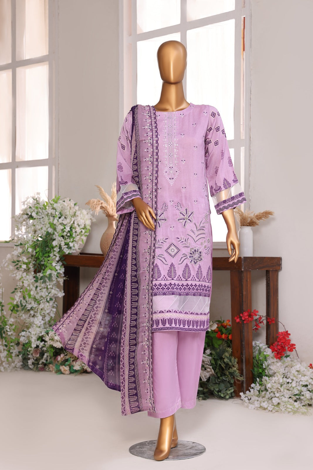Pareesa By Dr Haris Unstitched 3 Piece Viscose Collection-Par-005