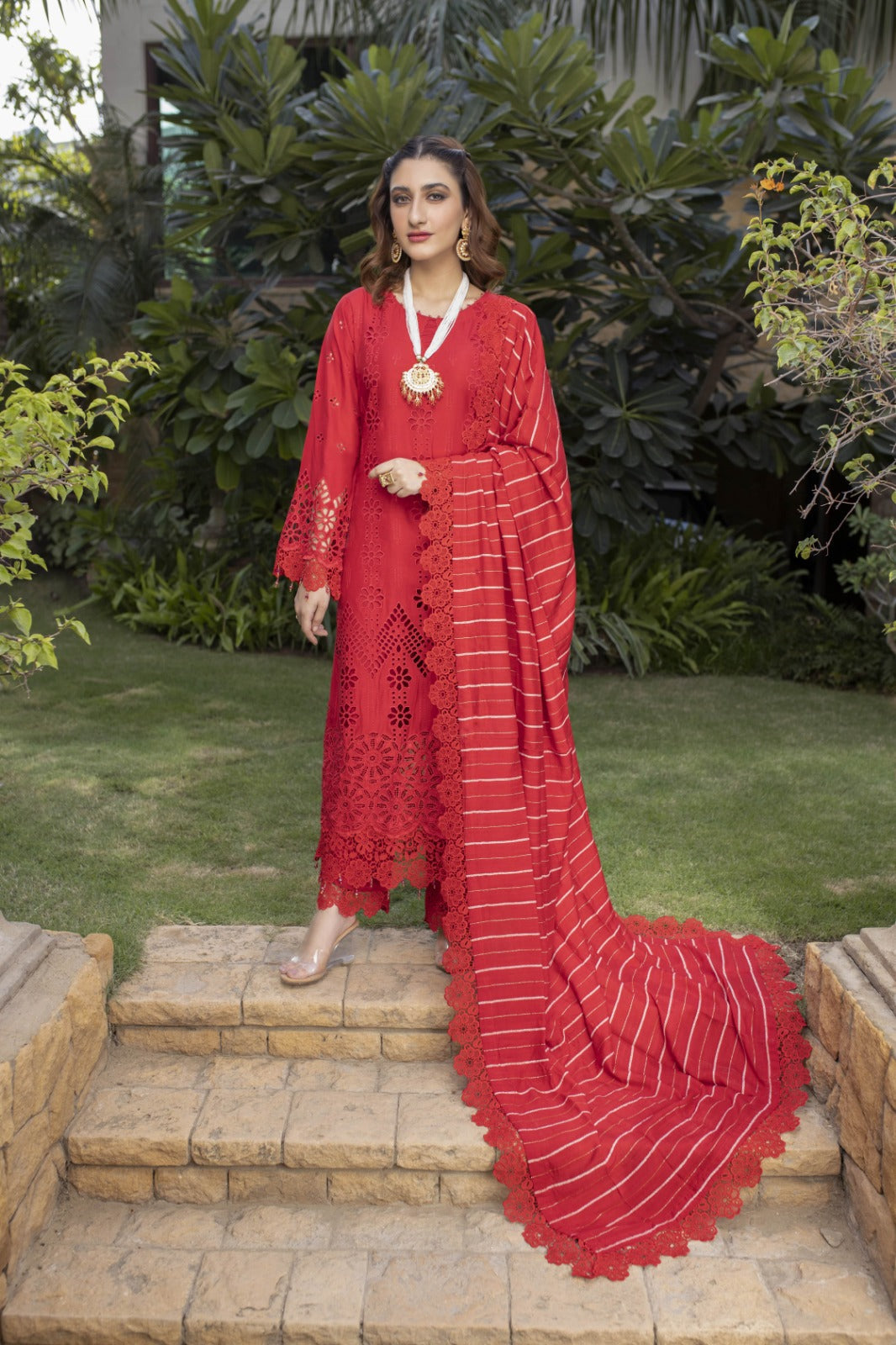 Nissa By Dr Haris Unstitched 3 Piece Viscose Collection-Nis-006