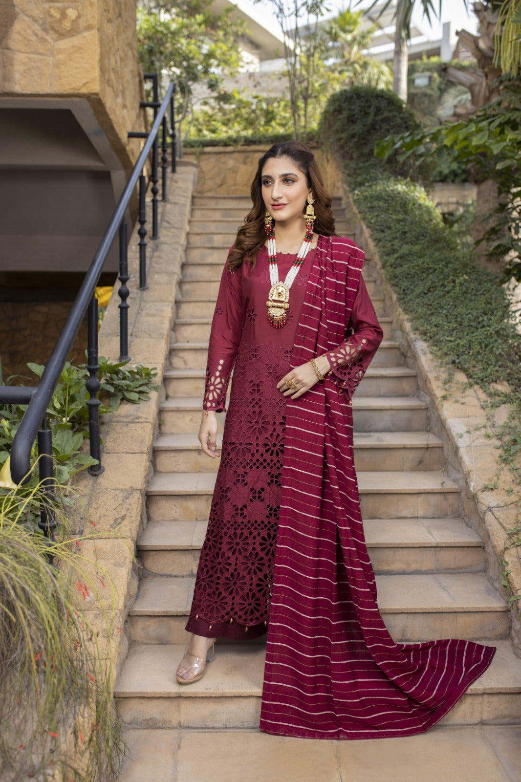 Nissa By Dr Haris Unstitched 3 Piece Viscose Collection-Nis-003