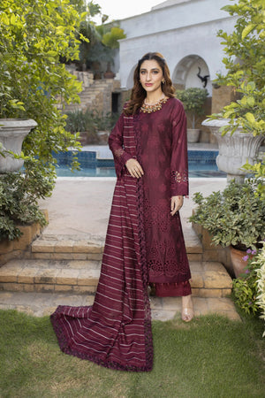 Nissa By Dr Haris Unstitched 3 Piece Viscose Collection-Nis-001