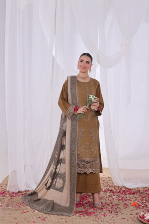 Alif By Dr Haris Unstitched 3 Piece Winter Collection-Alf-003