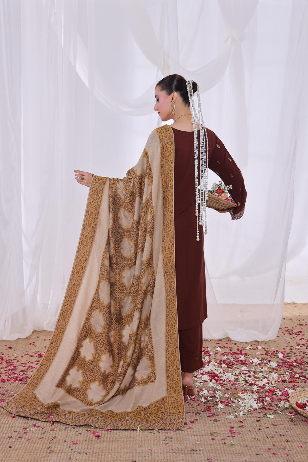 Alif By Dr Haris Unstitched 3 Piece Winter Collection-Alf-001