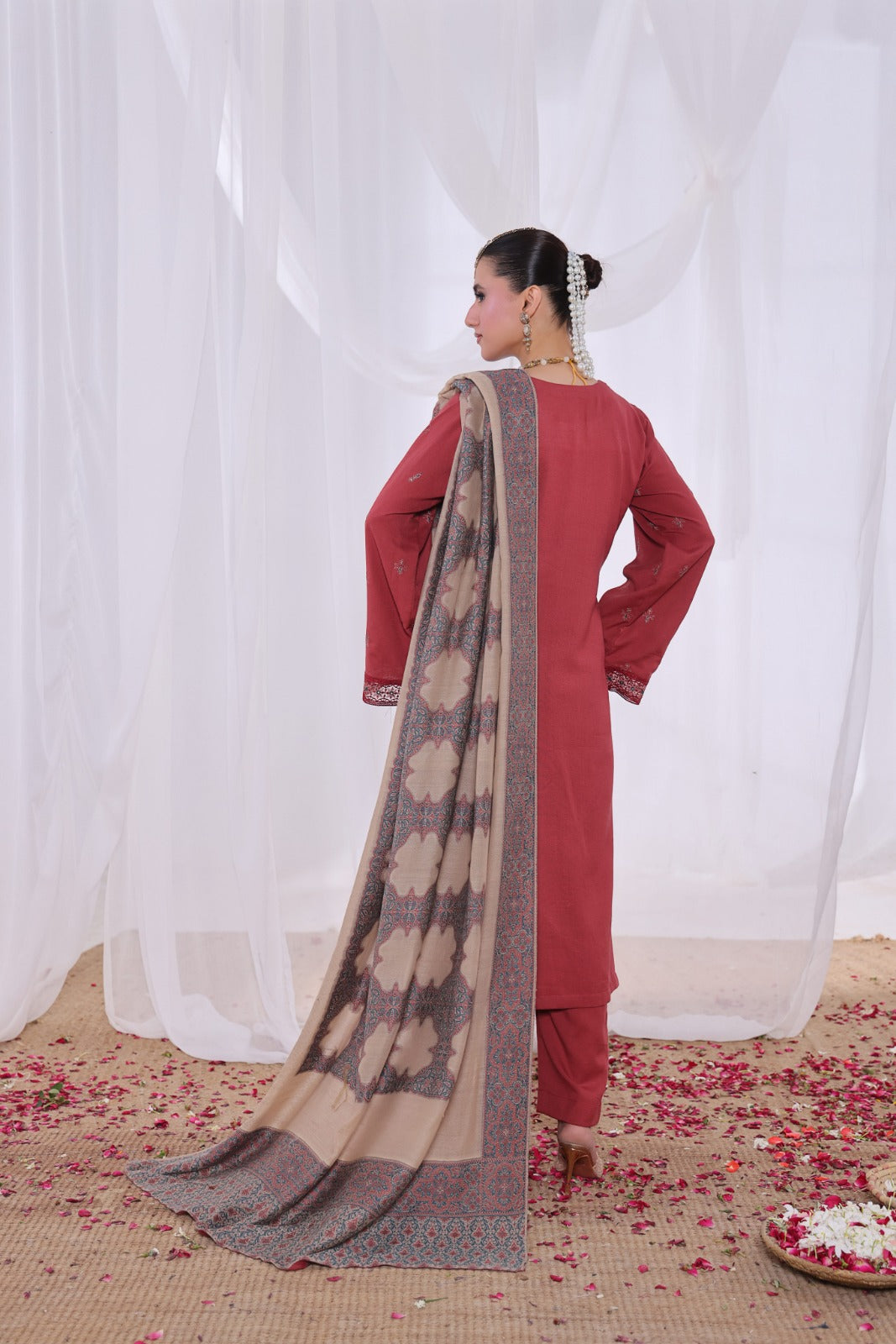 Alif By Dr Haris Unstitched 3 Piece Winter Collection-Alf-002